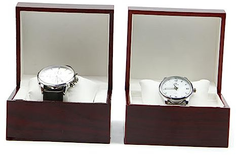 Cabilock Uhrengehäuse Aufbewahren Uhrengehäuse Aus Holz Armbanduhr Holzuhren Aufbewahrungskorb Uhrenetui Für Laden Schmuck Muschelschale Bambus