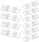 KALIONE 10 Pairs Clear Invisible High Heel Shoe Straps, Elastic Shoe Straps for Heels, Anti Loose Shoelace Straps for Women, 2 Sizes Transparent TPU Shoe Straps Replacement Kit for Holding Loose Shoes