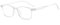 Suertree Blaulichtfilter Distanz Brille Leichte Kurzsichtige Brille Mode Myopia Brillen für Damen Herren Clear -2.5 Dioptrien