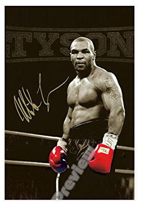 OWNPET Mike Tyson Sportbox-Legende, Leinwand-Poster, Wandkunst, Dekor, Bild, Gemälde für Wohnzimmer, Schlafzimmer, Dekoration, ungerahmt, 30 x 45 cm