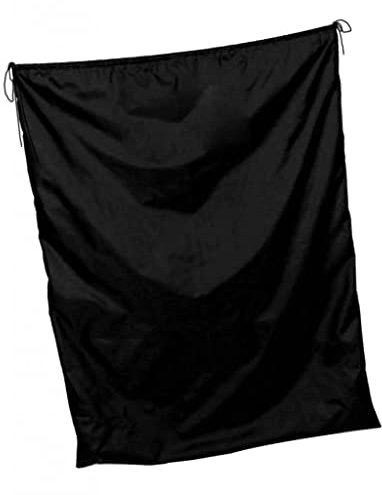 Aufbewahrungstasche mit Kordelzug, wasserdicht, 50 x 70 cm, Schwarz
