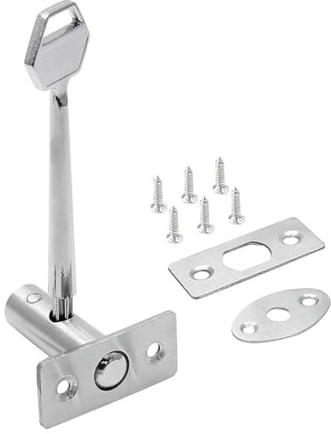 Recogwood Stainless Steel Hidden Manager TubeWell Mortise Fire Door Lock With Key and Screw for Frame and Invisible Doors