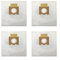 Gbtdoface Lot de 6 sacs à poussière pour aspirateur Hoover Style H - H81 Pure Epa/H81/Telios Extra - Sacs d'aspirateur (lot de 4)