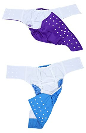 OATIPHO 2stücke Wiederverwendbare Waschbare Windeln Für Erwachsene Atmungsaktiv Und Komfortable Inkontinenzschutz-unterwäsche Elastisch Und Auslaufsicher Geeignet Für Senioren Und Aktive