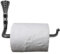 Hand Forged Bathroom Toilet Paper Holder Wrought Iron Handmade Toilet Paper Roll Holder Antique Black Finish Heavy Duty Toilet Paper Bar for Modern Farmhouse Bathroom Decor by Living Ideas