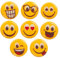 Günthart 240 Happy Faces aus weißer Schokolade als essbarer Tortenaufleger, 1er Pack (296 gr)