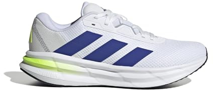 adidas Herren Galaxy 7 Running Shoes, FTWR White/Lucid Blue/Lucid Lemon, 44 EU