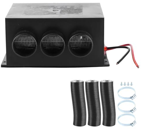 Yosoo Health Gear Chauffage de Voiture 12V, désembueur 3 Trous 400-600W, dégivreur Rapide pour Pare-Brise, Hiver