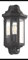 Kraftz Outdoor Half Lantern Wall Light with PIR Movement Sensor Black IP44 LED Security