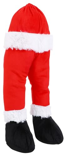 TOPBATHY Weihnachts-Weihnachtsmann-Beine- Kleiner Weihnachtsbaum Hängende Verzierung Innen-Weihnachtsmann- Heimverzierung