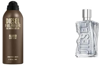 Diesel Fuel for Life Body Spray 200ml + D by Diesel | Unisex | Parfum für Damen und Herren | Eau de Toilette | 50 ml