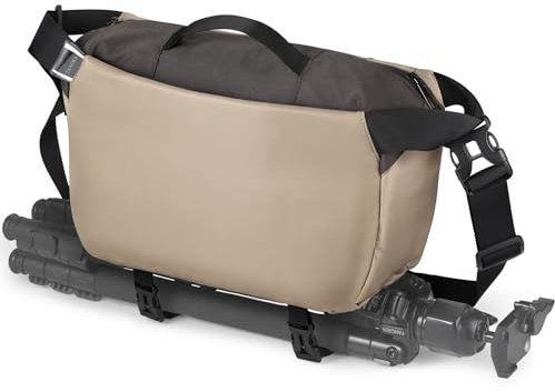 TAAOKA Schultertasche für SLR-Kamera und Zubehör, wasserdichte Kameratasche mit Stativhalterung, DSLR/SLR/Spiegellose Kameras Umhängetasche, Crossbody Kamerataschen für Fotografie (Braun)