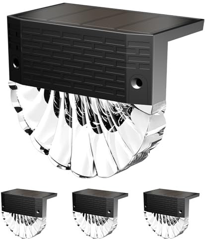 Solarlampen für Außen, 4 Stück Solarleuchten für Außen, IP65 Wasserdichte Solarlampen für Außen Garten, 3 Modi Solarleuchten Garten, Auto ON/OFF Garten Solarleuchten für Außen, Gartendeko Balkon Deko