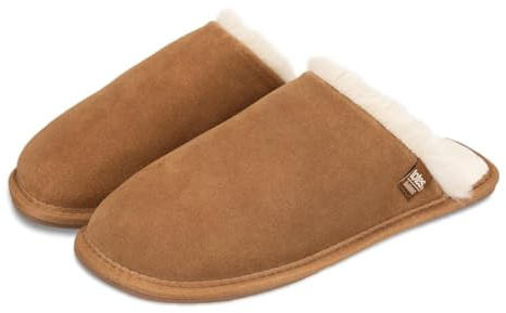 Isotoner® Ladies Real Suede Mule With Water Repellency