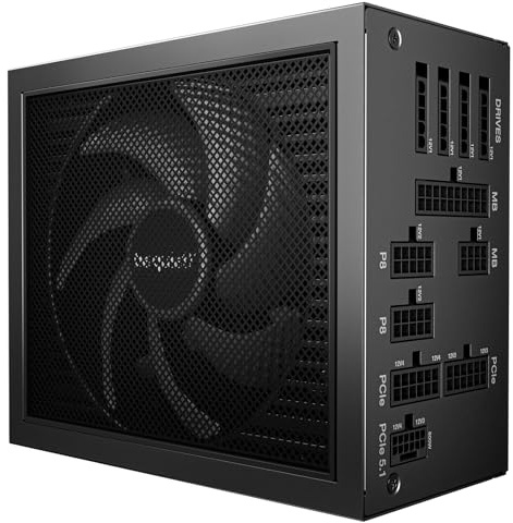 be quiet! Dark Power 14 1000W Netzteil, ATX 3.1, Vollmodular, 80+ Titanium | PCIe 5.1, 94,4% Effizienz, Aktiv semi-passiv Switch, Japanische 105°C Kondensatoren, Multi-Rail, 12V-2x6 Kabel