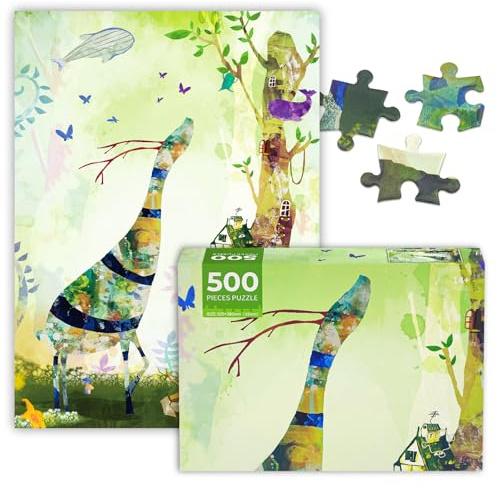 500 Teile Puzzle für Erwachsene 500 Teile Puzzle Fantasy Puzzles 500-Teile Kunst 500-Teile Puzzles Erwachsene Fantasy Lernspiele – Deko-Puzzle für Teenager und Senioren