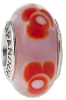 Pandora 79647 - Abalorio de plata de ley con cristal de murano
