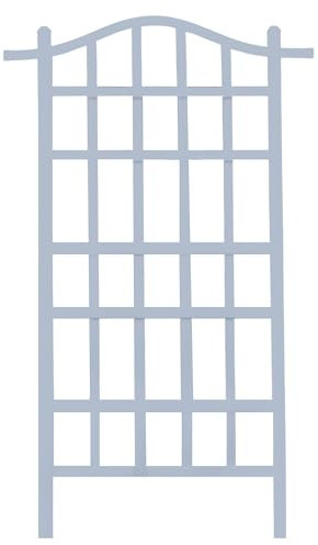 SRDASS Dura-Trel Melrose Wall Mounted Vinyl Trellis, 35 x 75, White