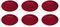 Flirt by R&B Kaffeeuntere / Unterteller 'Doppio', Ø 16cm, rot, 6-teilig (1 Set)