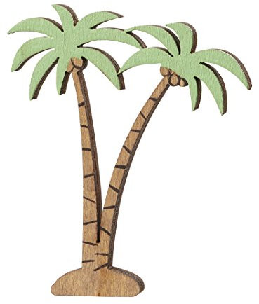 Hobbyfun Palmera de Madera, Aprox. 7 cm