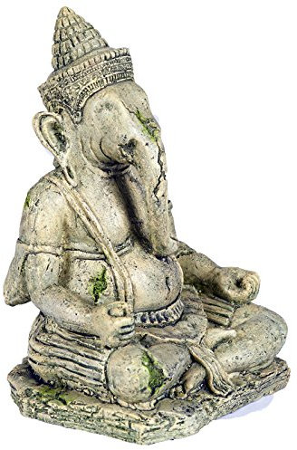 Pet Ting Aquarium-Dekoration Antike Statue von Ganesha, Dekoration für Vivarium