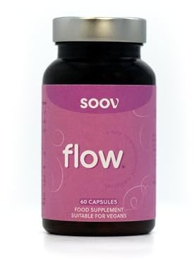 Flow by Soov - Women's Multivitamin Supplement - Hormonal Balance, Skin & Cognitive Support - Vegan & UK Manufactured