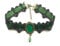Caprilite Gothic Black Lace Necklace Collar Choker Halloween Vampire (Green)