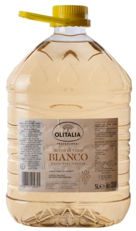 Olitalia Vinaigre blanc – Bouteille de 5 l