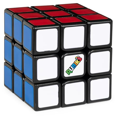Rubik's Cube, The Original 3x3 Cube, Problem-Solving Brain Teaser, Color-Matching Puzzle, Fidget Toy, Sensory Puzzle, for Ages 8 & Up