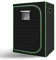 Jiubiaz Grow - Tenda Grow Tent, 120 x 60 x 180 cm, per casa, per interni, Growroom, resistente alla luce e impermeabile, tenda da allevamento, colore nero e verde