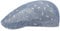 Stetson Waterdrop Flatcap - Mütze aus Baumwolle & Leinen - Schiebermütze mit UV-Schutz 40 - Made in The EU - Damen - Frühjahr/Sommer blau S (54-55 cm)