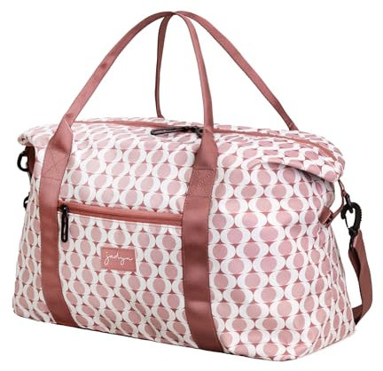 Jadyn Lola Reisetasche, Wochenend-/Übernachtungstasche, Turnbeutel für Damen, Herren, Pink - Retro Pink, Einheitsgröße
