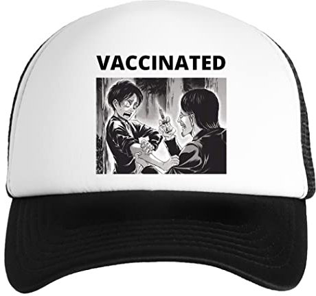 NEWTEE VaccinatedBy Eren and His Father from Attack On Titan Kid Cap Flexible Baseball Snapback Für Jungen Und Mädchen