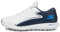 Skechers Herren Max 2 Arch Fit Wasserdichter Golfschuh Ohne Spikes Sneaker, Weiß/Marineblau, 46 EU