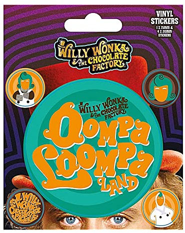 Willy Wonka & The Chocolate Factory Vinyl-Aufkleber