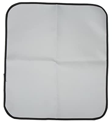 BORDSTRACT Paño Ignífugo De Fibra De Vidrio Recubierto De Silicona, Manta Ignífuga para Picnic, Alfombra para Barbacoa Plegable Gris, para Acampar Al Aire Libre(Medium)
