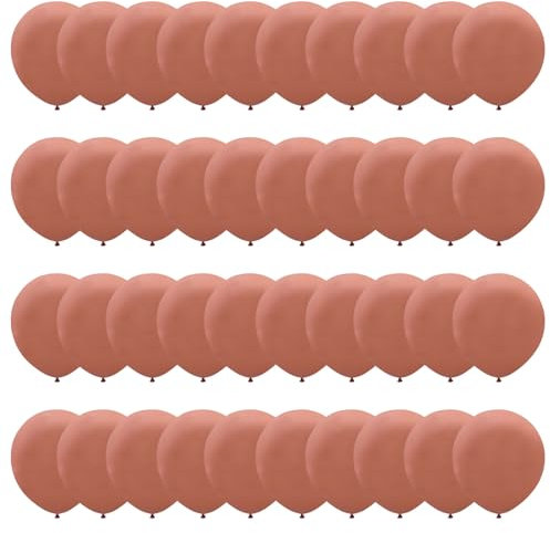 Palloncini rosa cipria con nastro, 60 palloncini a elio rosa da 30,5 cm, kit per arco di palloncini rosa opaco, in lattice rosa opaco, palloncini per feste di compleanno, matrimoni, lauree,