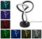 SanBouSi Moderne Nachttischlampe RGBW Spiral Tischlampe Touch Dimmbar 10-Farbiges Tischleuchte für Geschenk, Schenken, LED Nachttisch lampe