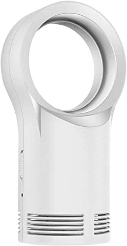 SilteD SilteDDurable Pequeño Ventilador eléctrico hogar Bajo Consumo de energía 400w Convector de soplado Ventilador portátil (Color: Blanco)