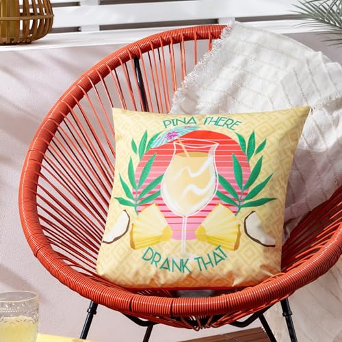 furn. Pina There Dekokissen, abstrakt, mit Polyester gefüllt, für den Außenbereich