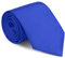 URAQT Cravatta Uomo, Cravatte Slim Uomo Eleganti Neckties, Sottile Tinta Unita Cravatta in Diversi Colori, Cravattino per Lavoro, Festa, Decorazione, 145cm * 8cm(Blu reale)