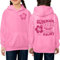 HGWOPGASD Hoodies Für Kinder Pink Palm Puff Hoodie Für Damen Pink Palm Puff Hoodie Blue Pink Palm Puff Hoodies for Women Pink Palm Puff Hoodie Kids Sweatshirt Für Jungen Und Mädchen Pink Palm Piff