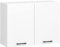 AKORD | Armario de Cocina de Pared - Oliwia W80 | 2 estantes y 2 Puertas Armario de Cocina | Modular | Muebles de Cocina Base | Aglomerado Laminado | Blanco