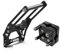 Motorrad Handy GPS Plattenhalterung Für Ducati Für DesertX Für Wüste X 2022 2023 2024 12MM Bar Motorrad Navigation GPS Halterung 12MM GPS Halter Bar Clamp(Set)