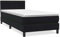 vidaXL Boxspringbett mit Matratze Schwarz 90x210 cm Samt, Bett, Bettrahmen, Einzelbett, Schlafzimmermöbel, Lattenrost, Samtbett, Polsterbett
