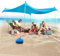 JAICOM Tenda da spiaggia, 3m x 3m Parasole Portatile, Protezione UV UPF 50+, Adatto per l'ombra in Spiaggia, il Campeggio, la Pesca e il Patio