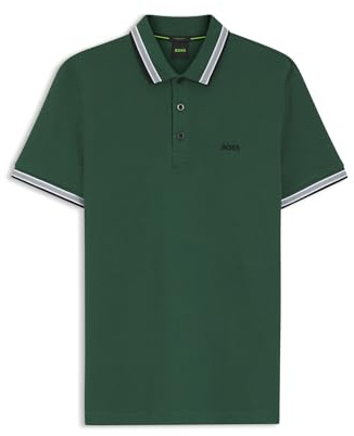 BOSS Men's Paddy 10241663 01 Polo, Open Green 365, S