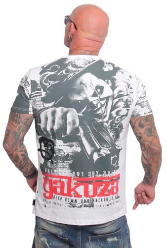 Yakuza Herren Deep Down Allover Regular T-Shirt