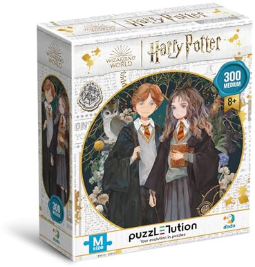 Puzzle 300 elementów. Harry Potter. Hermiona i Ron
