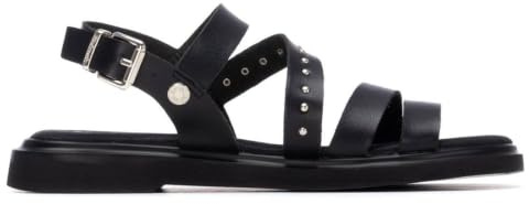 REFRESH - Sandalen Damen Schwarz - Bequeme und vielseitige Schuhe - Casual Mode - Modell 17519503 (Größe 36)